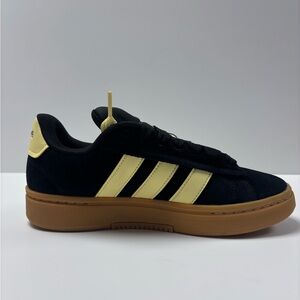Adidas Men's Black and Cream Sneakers (Brand New in Box) 7 1/2W 6 1/2M